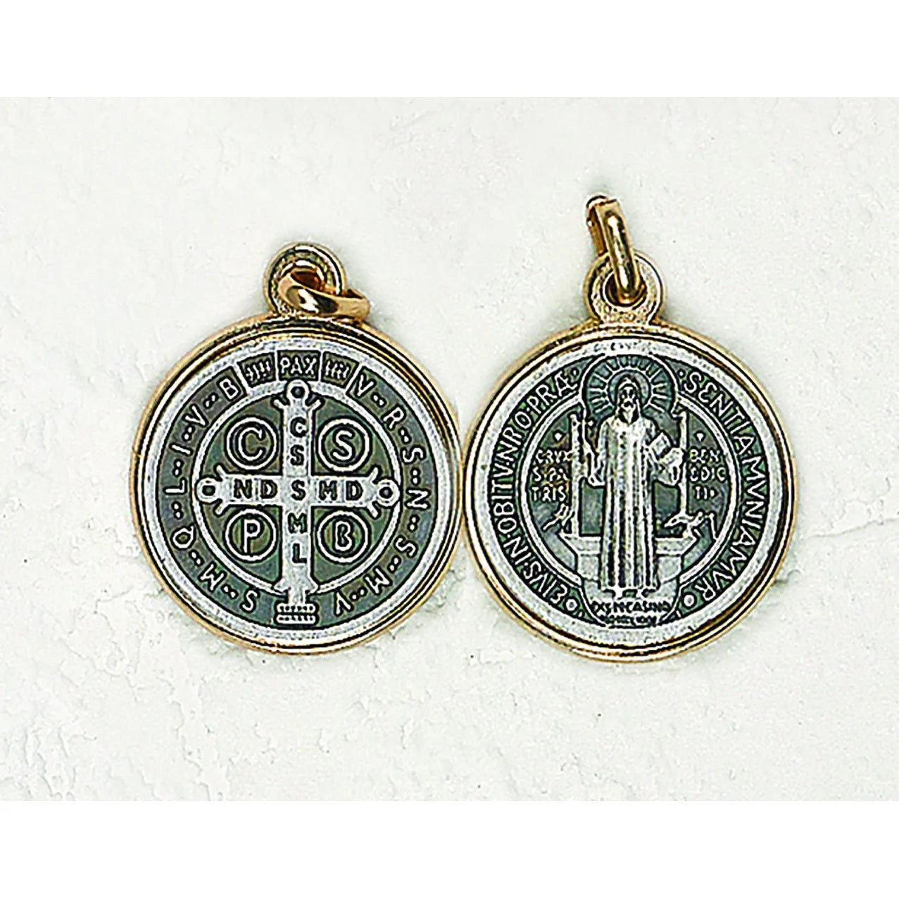 St. Benedict Jubliee Medal, Two-tone, Double-sided