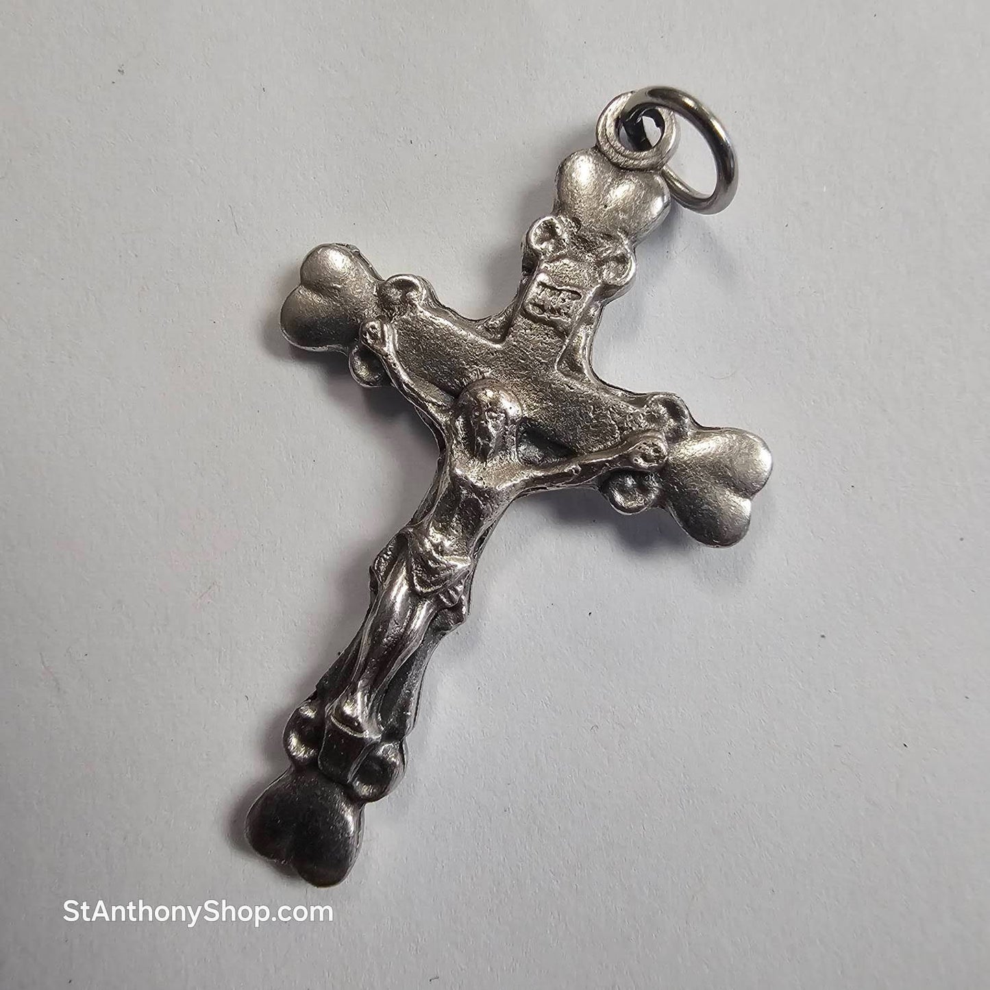 1.5" 4 Hearts Crucifix Medal