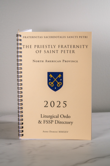 2025 Liturgical Ordo & FSSP Directory