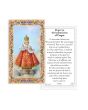 4" Infant of Prague Statue with Holy Card