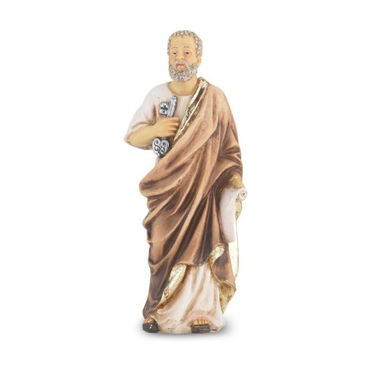 St. Peter 4" Statue with Holy Card