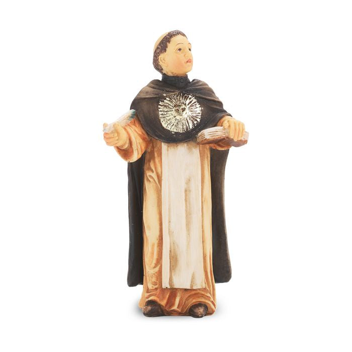 St. Thomas Aquinas 4" Statue with Holy Card