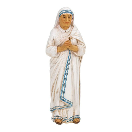Saint Teresa of Calcutta - 4" Statue with Holy Card