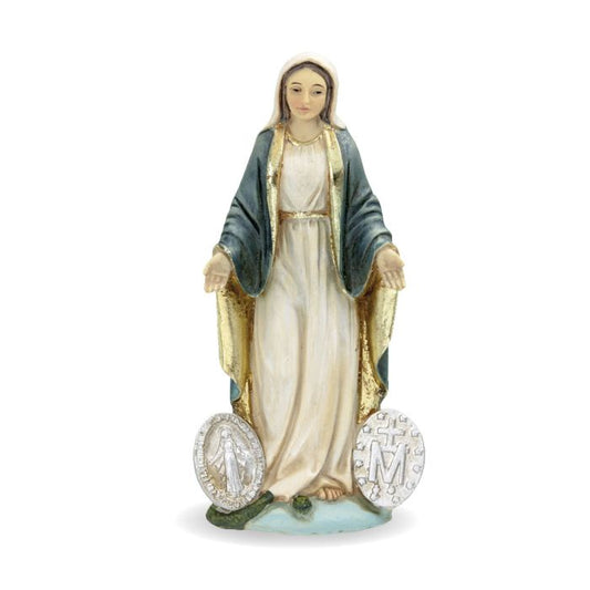 Our Lady of the MIraculous Medal 4 inch statue