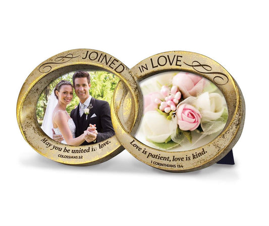 Joined in Love, Dual Wedding Ring Frame