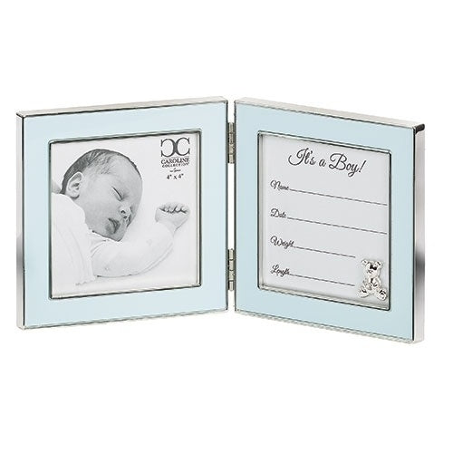 Double Photo Frame for Birth of Baby