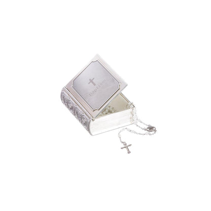 Baptism Keepsake Box, Bible Style - 3.5"