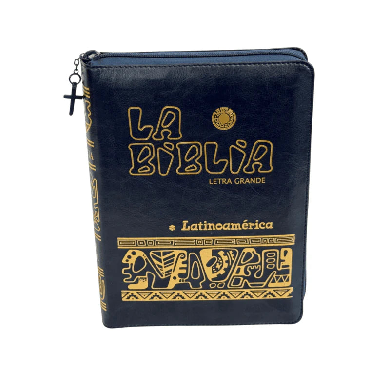 La Biblia Latinoamérica de Lujo, Letra Grande, Imitación piel, Cierre e Índice