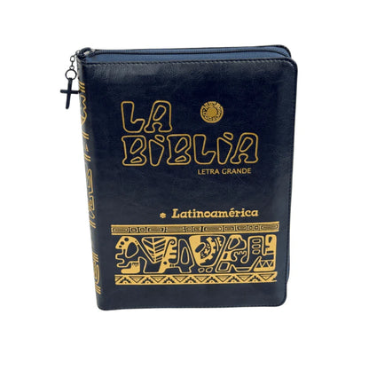 La Biblia Latinoamérica de Lujo, Letra Grande, Imitación piel, Cierre e Índice