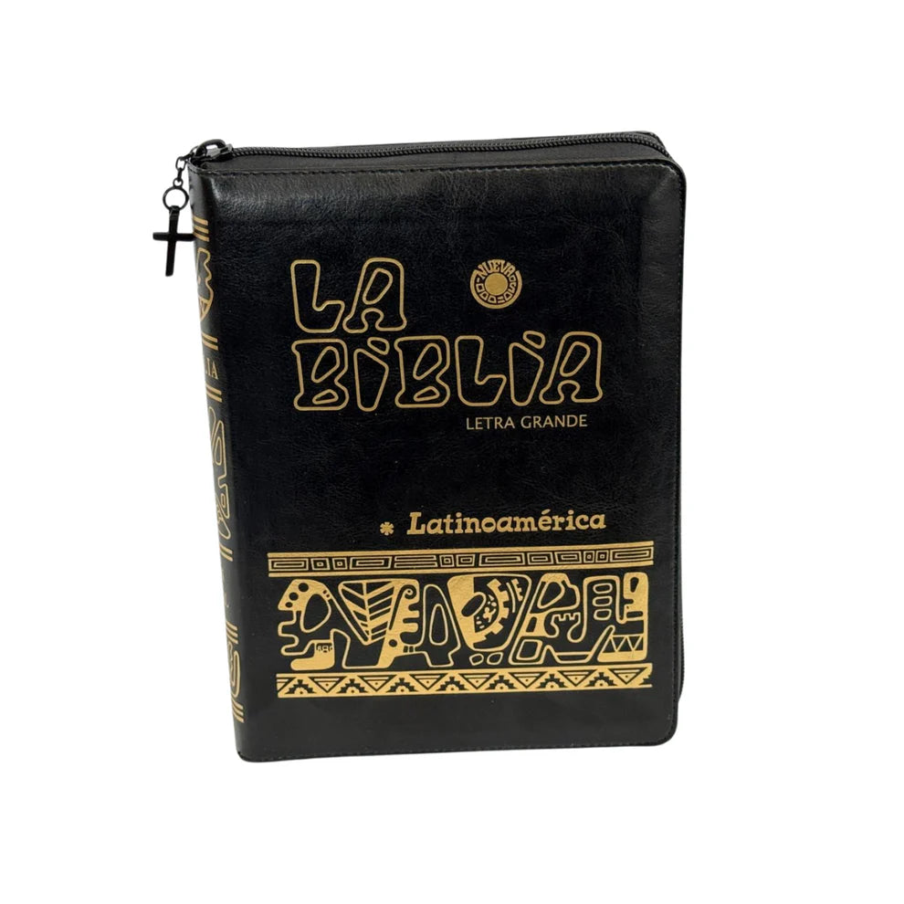 La Biblia Latinoamérica de Lujo, Letra Grande, Imitación piel, Cierre e Índice