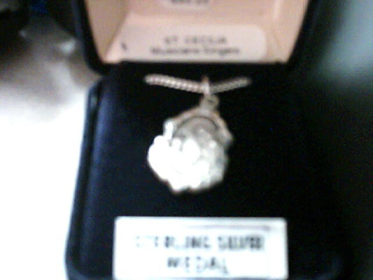 St. Cecilia Medal 18" Chain - Necklace