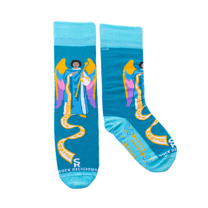 Religious Themed Socks, Kids-Adult Size (Many Variants)