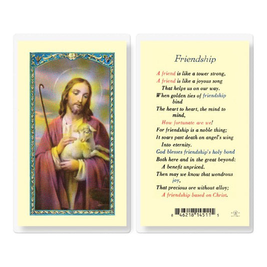 Friendship Holy Card