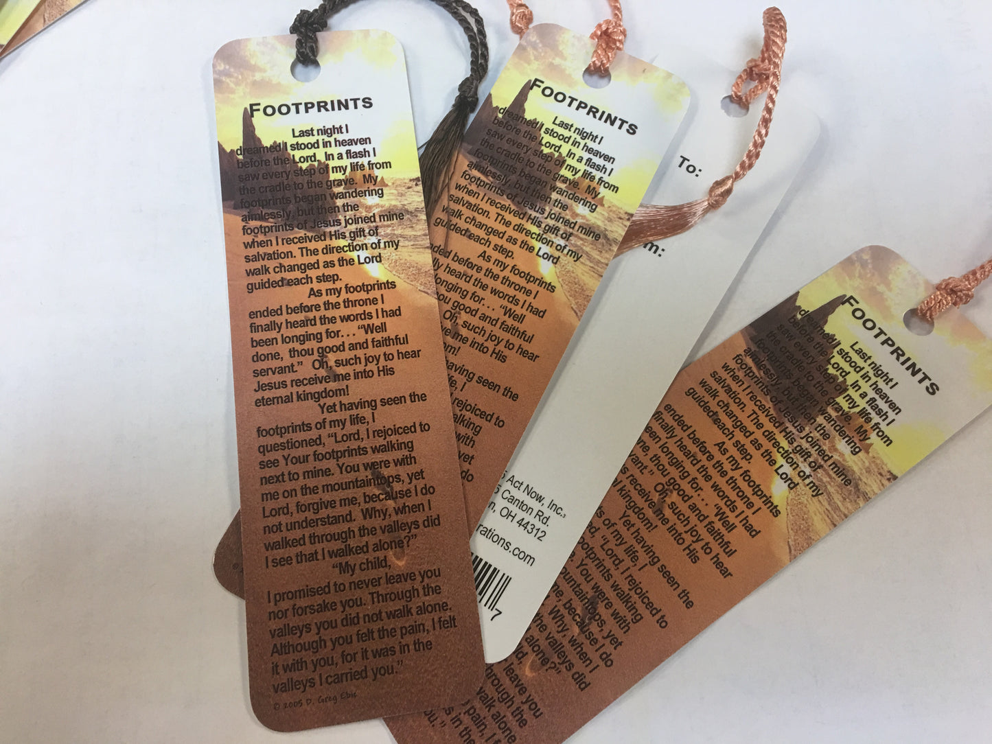 Footprints - Bookmark