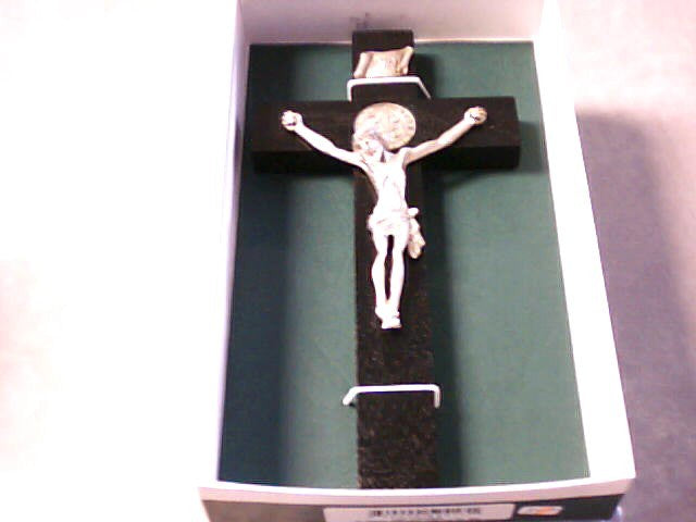 Black Walnut - St. Benedict 8" Crucifix