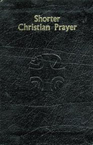 Shorter Christian Prayer in bonded black leather