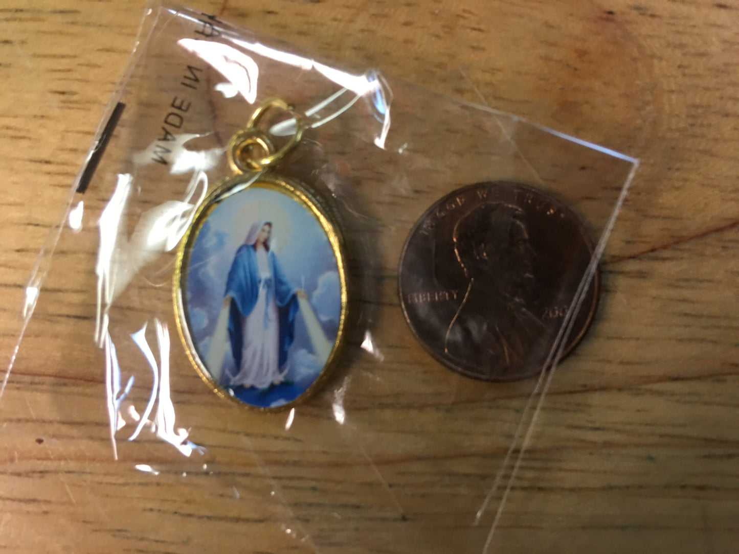 Our Lady of Grace Epoxy Medal