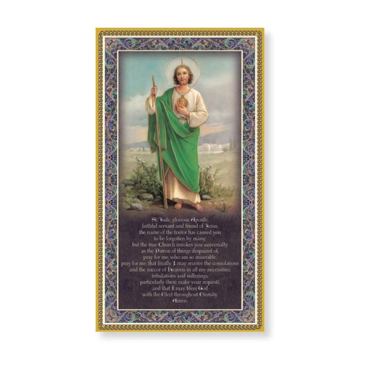 St. Jude Prayer Wall Plaque - 5 x 9"