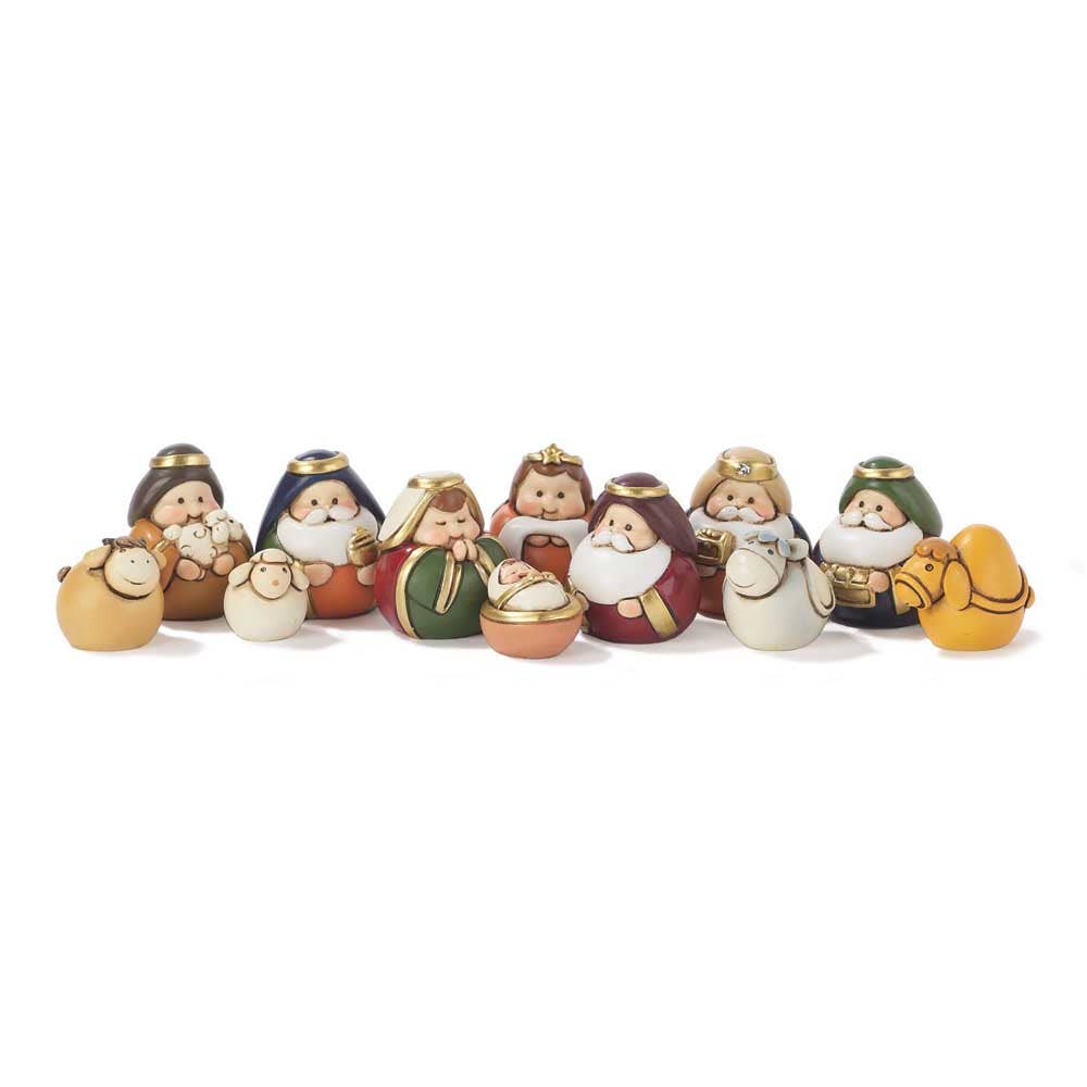 Miniature Rounded Children's Nativity Scene