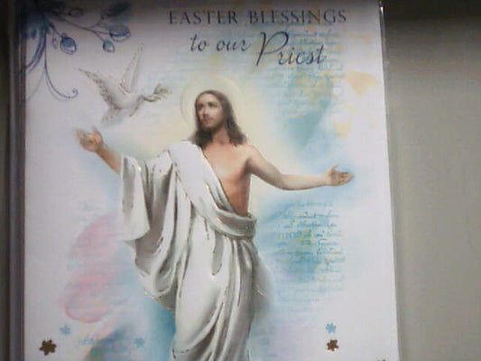 "Easter Blessings to our Priests" Card