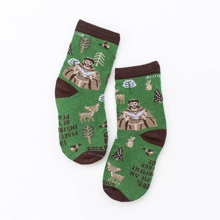 Religious Themed Socks, Kids-Adult Size (Many Variants)