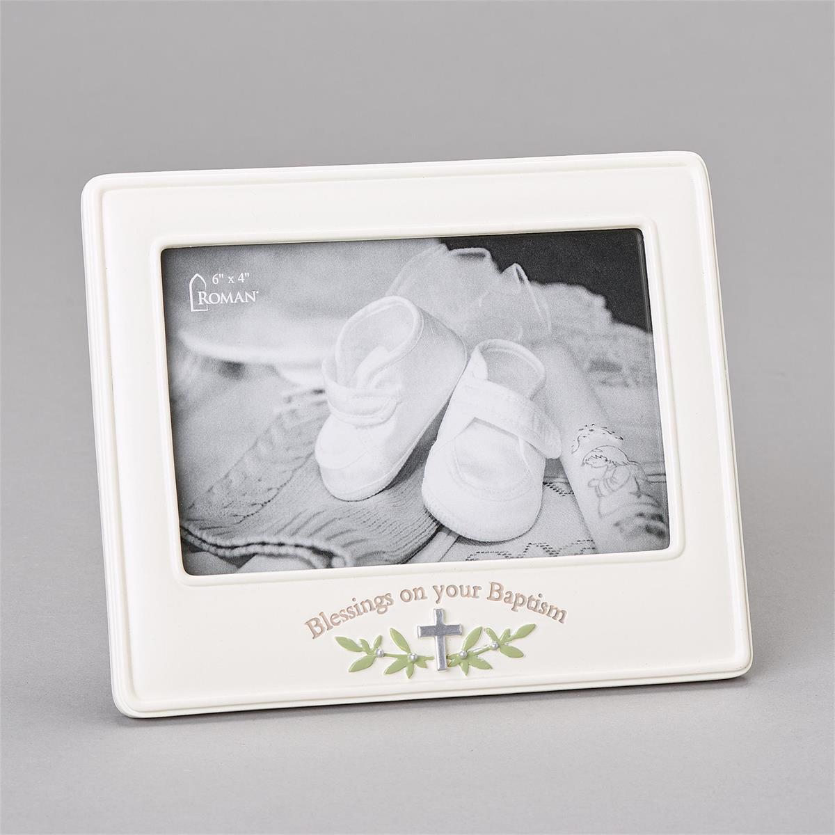 Blessings On Your Baptism Frame