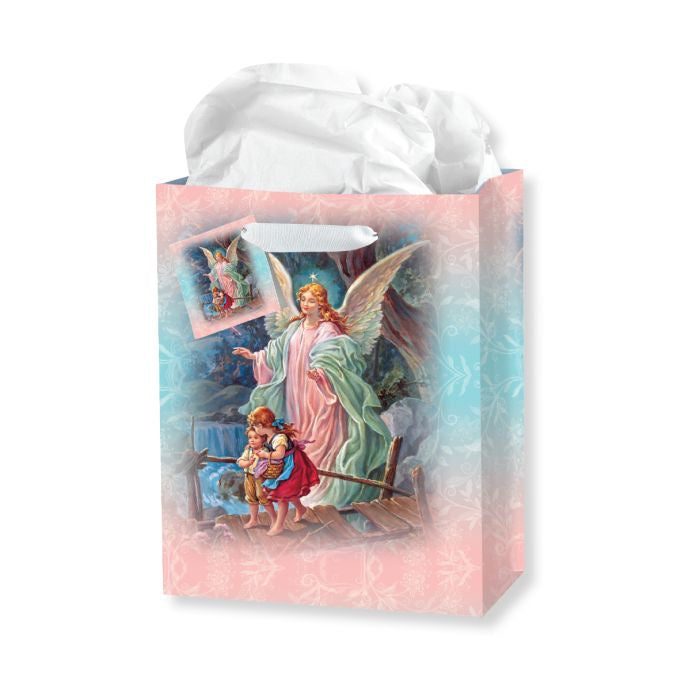 Guardian Angel Gift Bag with Ribbon Handle