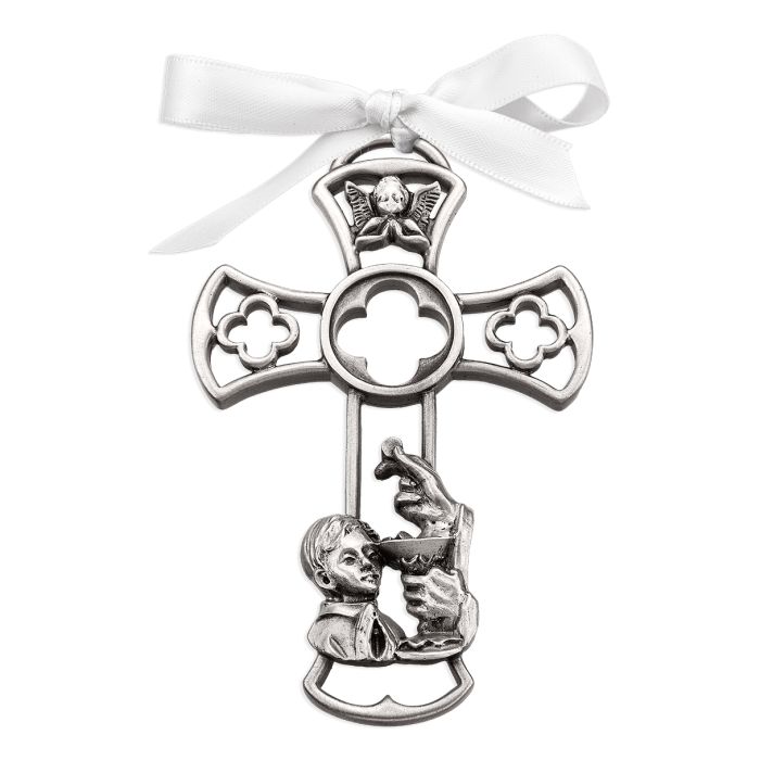 Pewter First Communion Cross