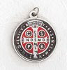 Saint Benedict Foil Medal Black and Red