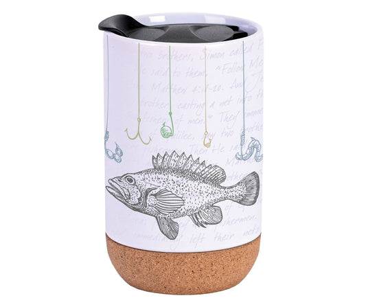 Fishers of Men, Cork Bottom 16 oz Ceramic Tumbler
