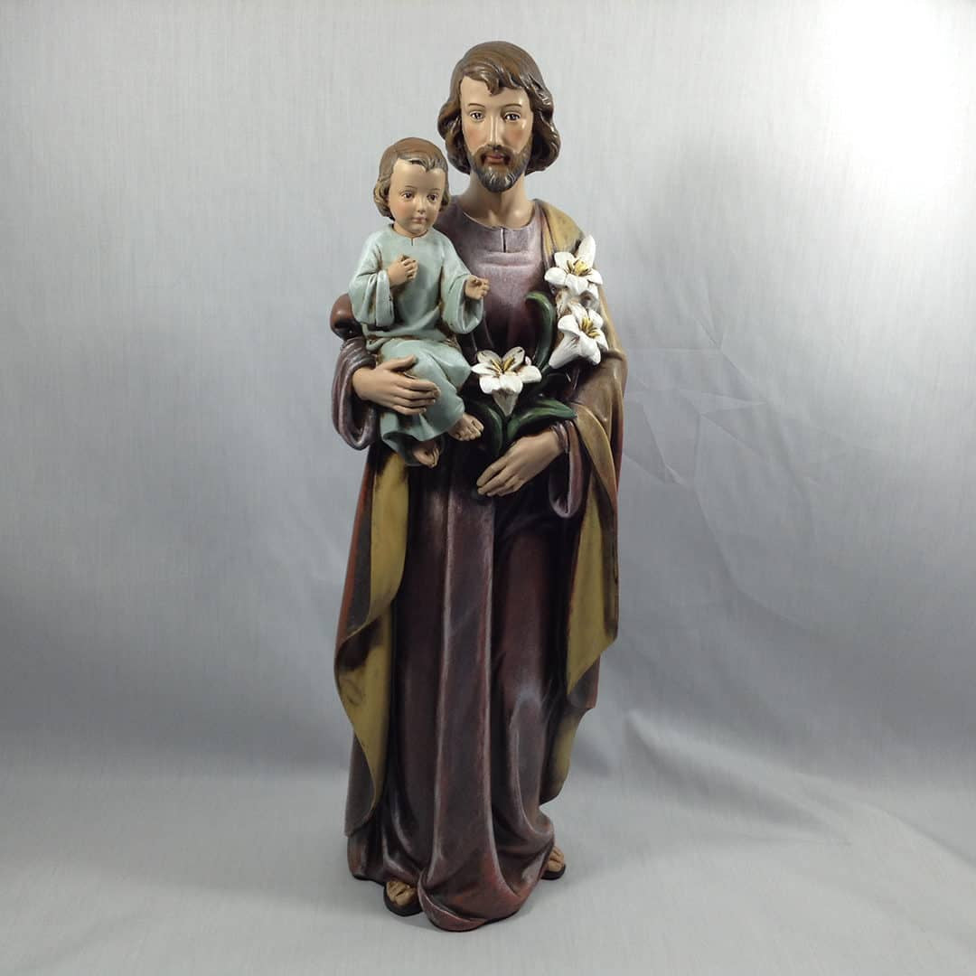 St. Joseph and Child, Renaissance Collection - 18"  Statue