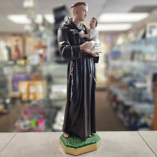 St. Anthony of Padua, Italian - 24" Statue