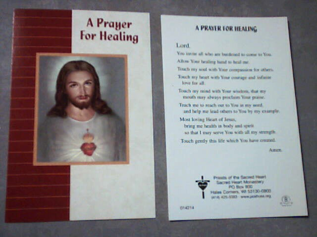 Sacred Heart of Jesus Prayer for Healing