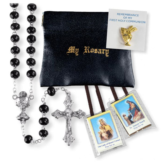 Boy's First Holy Communion Rosary Gift Set