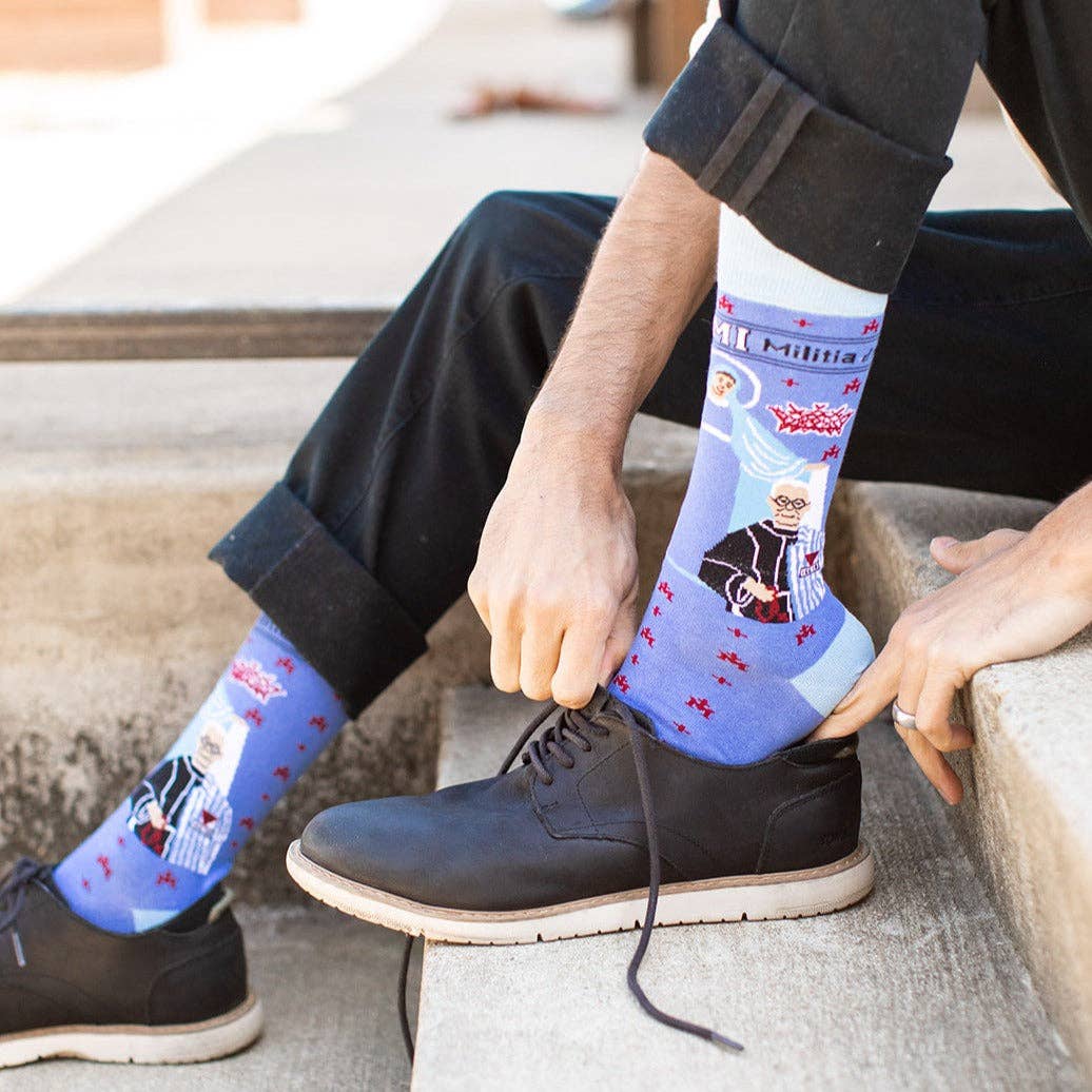 St. Maximilian Kolbe Adult Socks