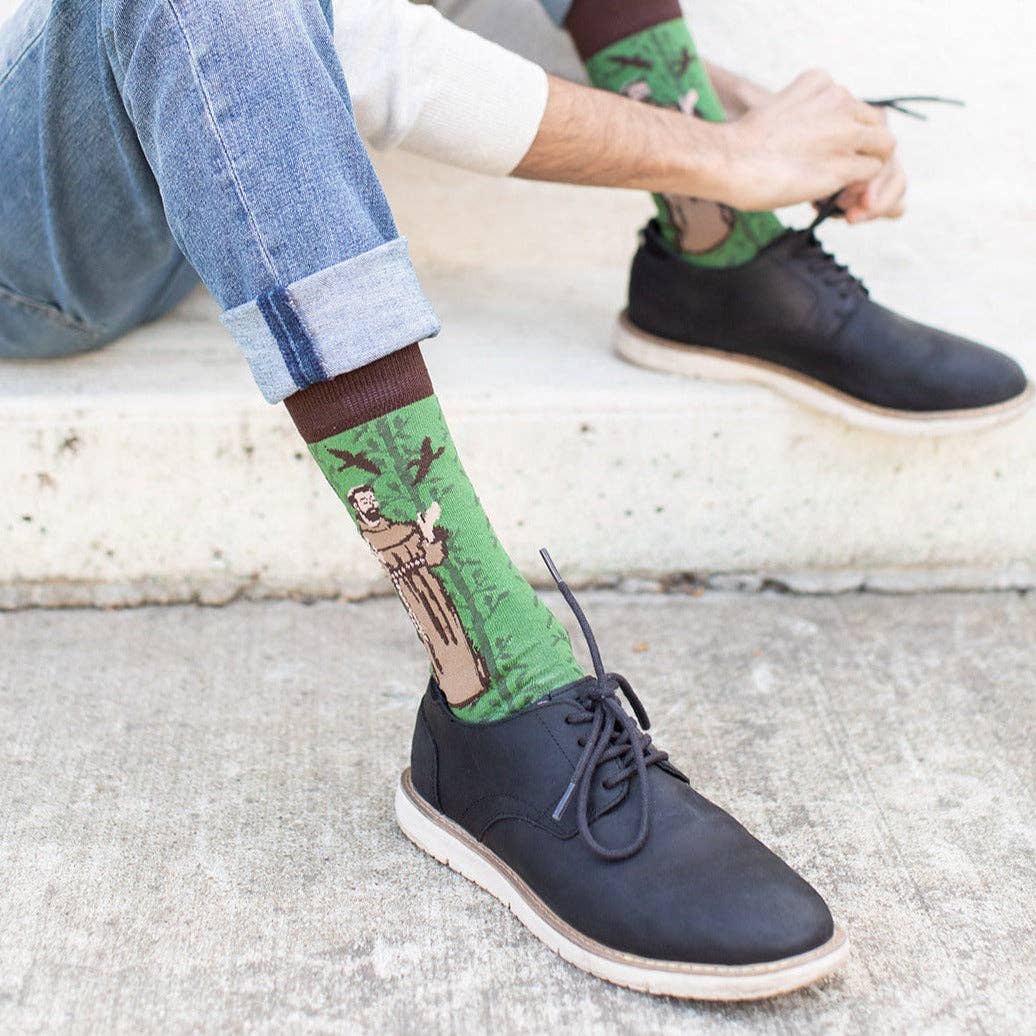 St. Francis of Assisi Adult XL Socks