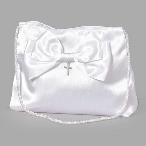 Communion Purse with Pearl Strap