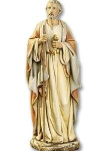 St. Peter with keys - 10.5" Statue