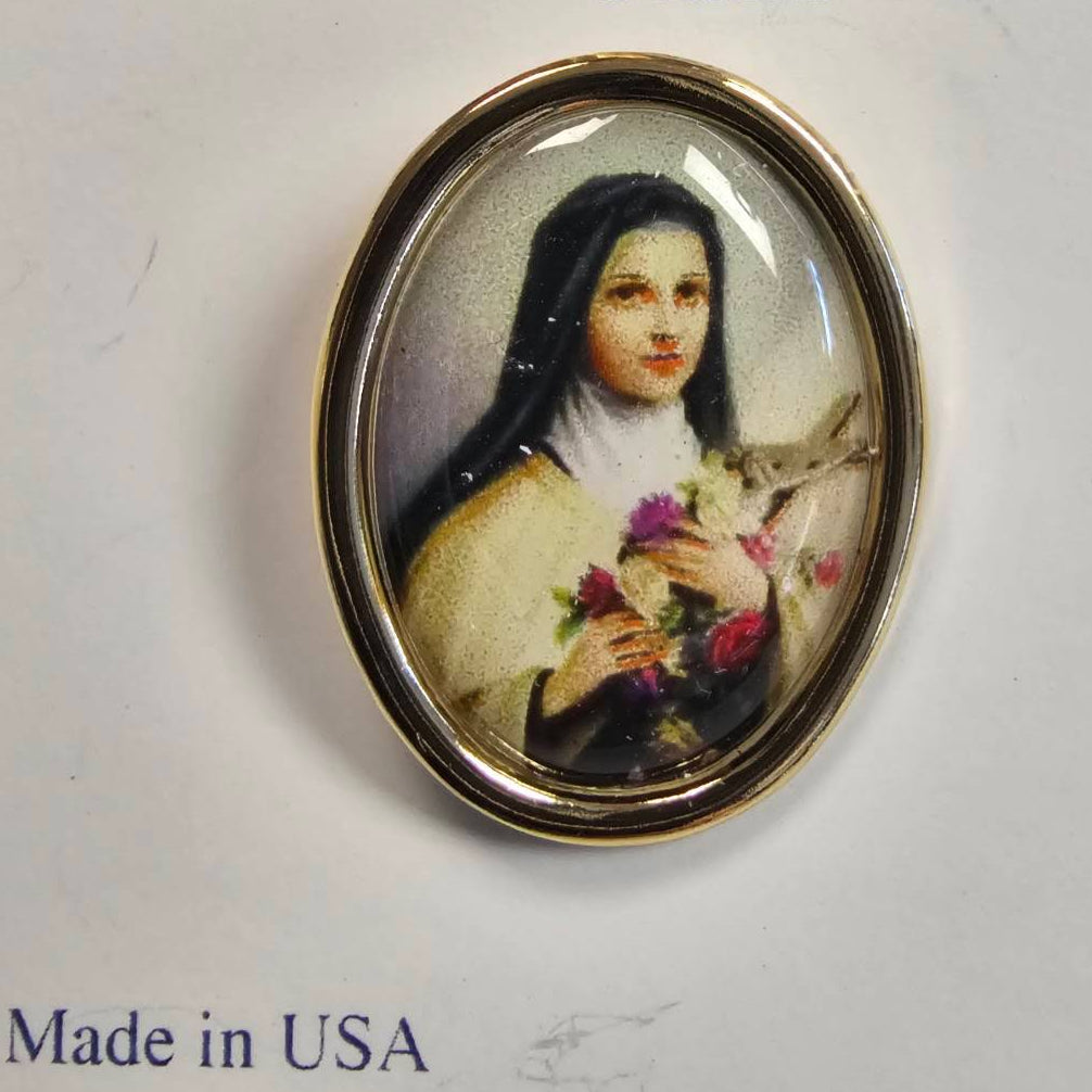 Holy Icons - Gold Tone Lapel Pin