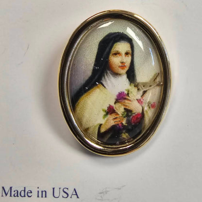 Holy Icons - Gold Tone Lapel Pin