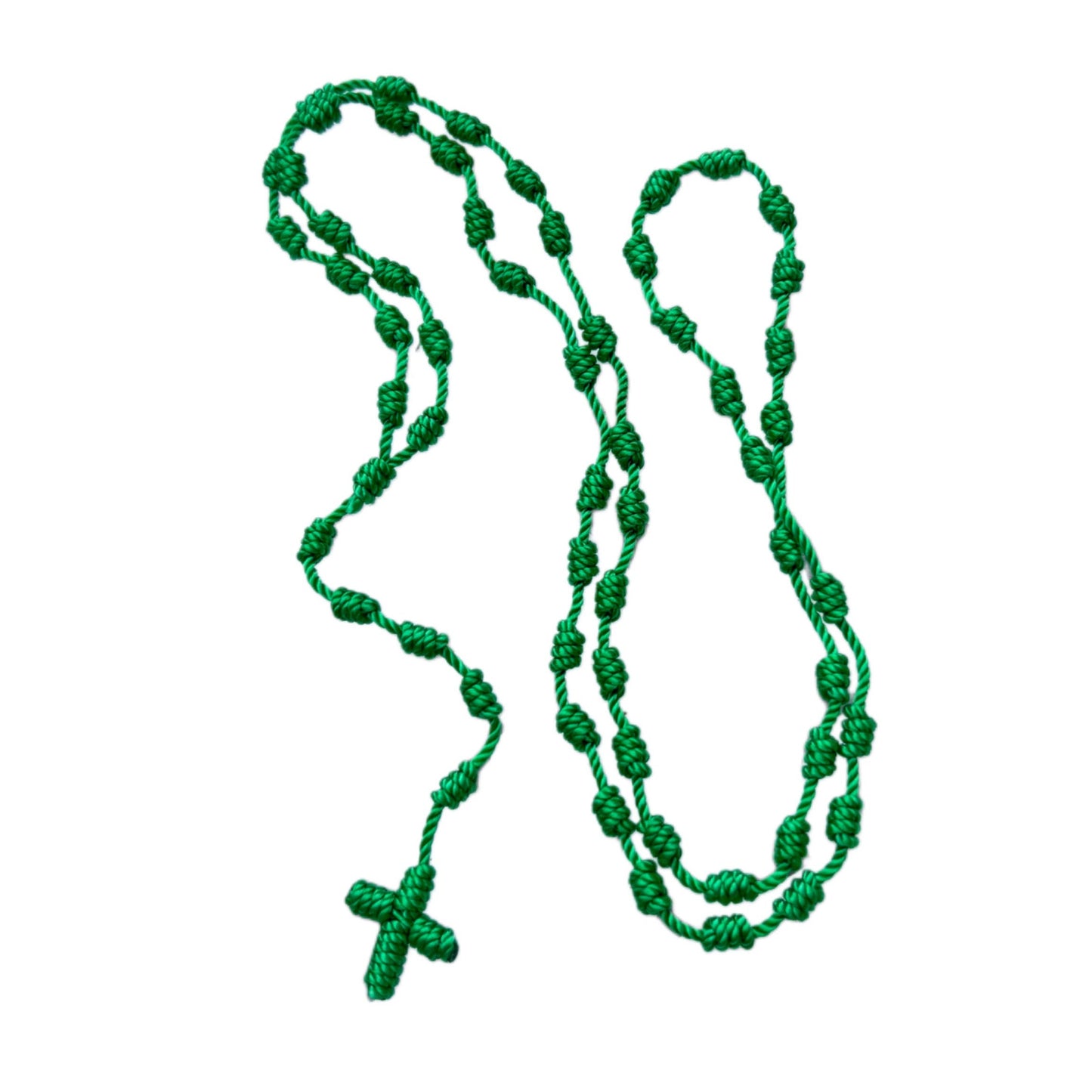 Rosary - Rope GREEN  18"