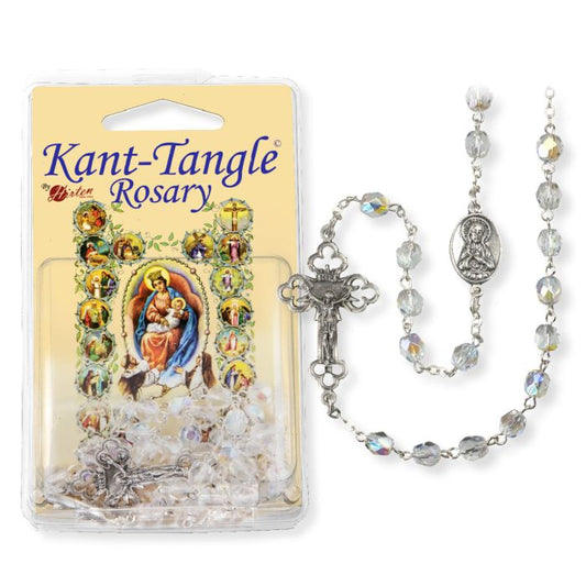 "Kant-Tangle" Rosary with Crystal Beads