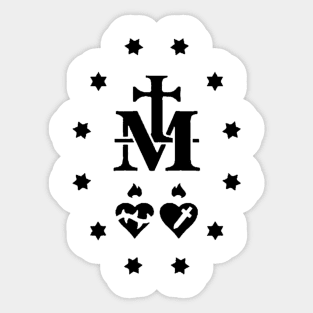 Miraculous Medal Sticker - Auto Emblem