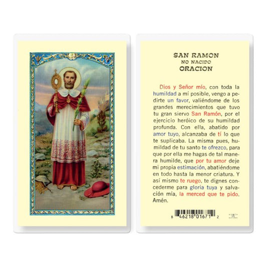 San Ramon Holy Card