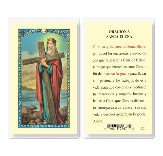 Santa Elena Holy Card