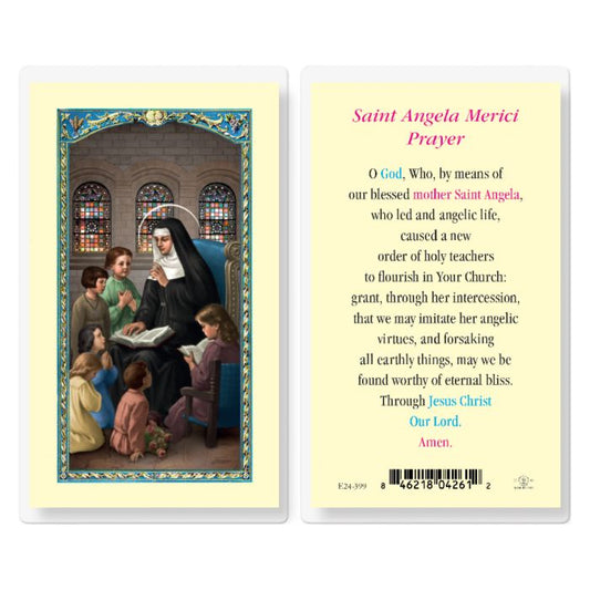 St. Angela Merici Holy Card