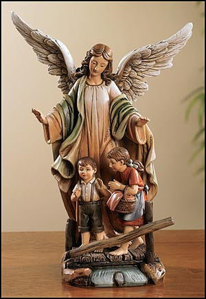 Guardian Angel - Toscana 9" Statue