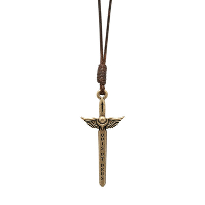 St. Michael's Inscribed Sword - 1.5" "Quis Ut Deus" (Who is like God?)
