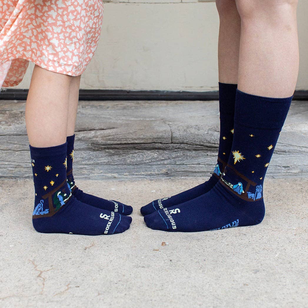 Nativity Adult Socks