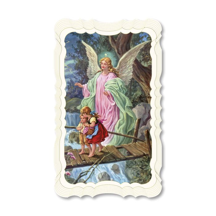 Guardian Angel Holy Card (Blank)